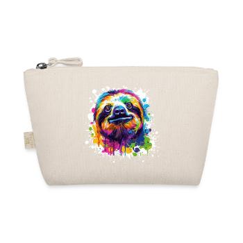 Color Explosion Sloth Sloth - Organic Pouch - nature - Front