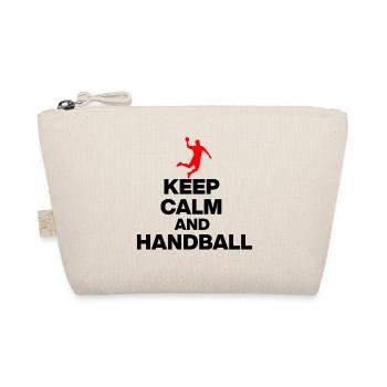 KEEP CALM & KEMPA TRICK! GERMANY HANDBALL RED - Organic Pouch - nature - Front