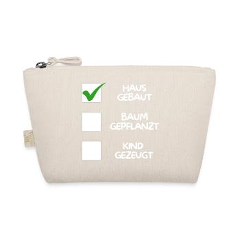 Maison construite (plantée dans un arbre, enfant engendré) blanche - Trousse biologique - nature - Devant