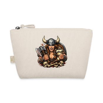 Guerrier viking avec casque et bière - Trousse biologique - nature - Devant
