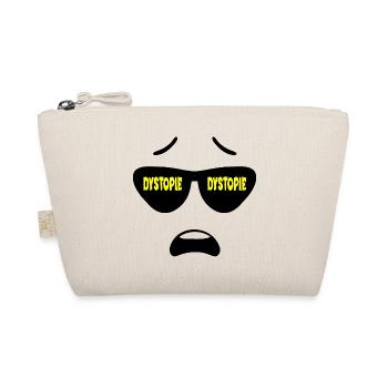 Facial Expression Dystopia Future - Organic Pouch - nature - Front