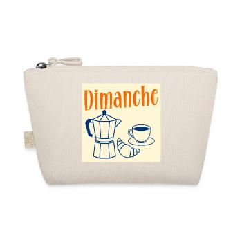 Dimanche Café Croissant - Trousse biologique - nature - Devant