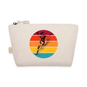 Frisches Handball Motiv für Handball fuer Frauen - Bio-Täschchen - Natur - Vorne