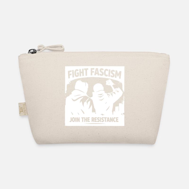 Antifaschismus Silhouette Fight Facism Resistance Bio-Täschchen