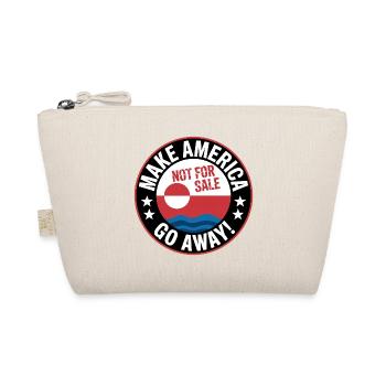 Greenland is not for Sale! - Greenland / Grønland  - Organic Pouch - nature - Front