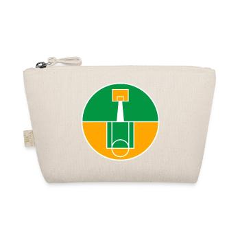 Circular Basketball Court Emblem - Organic Pouch - nature - Front