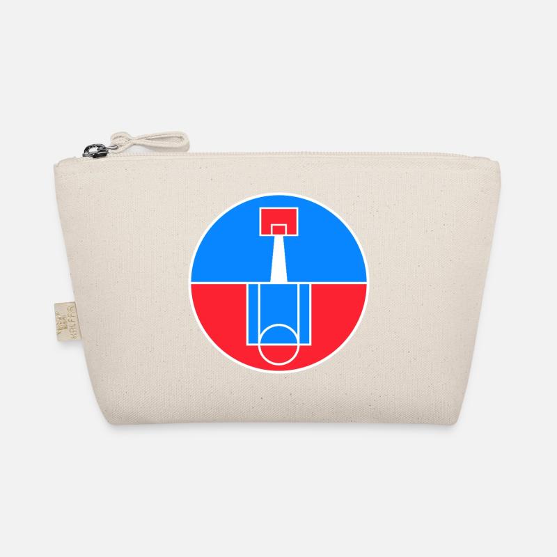 Insigne circulaire du terrain de basket-ball Trousse biologique