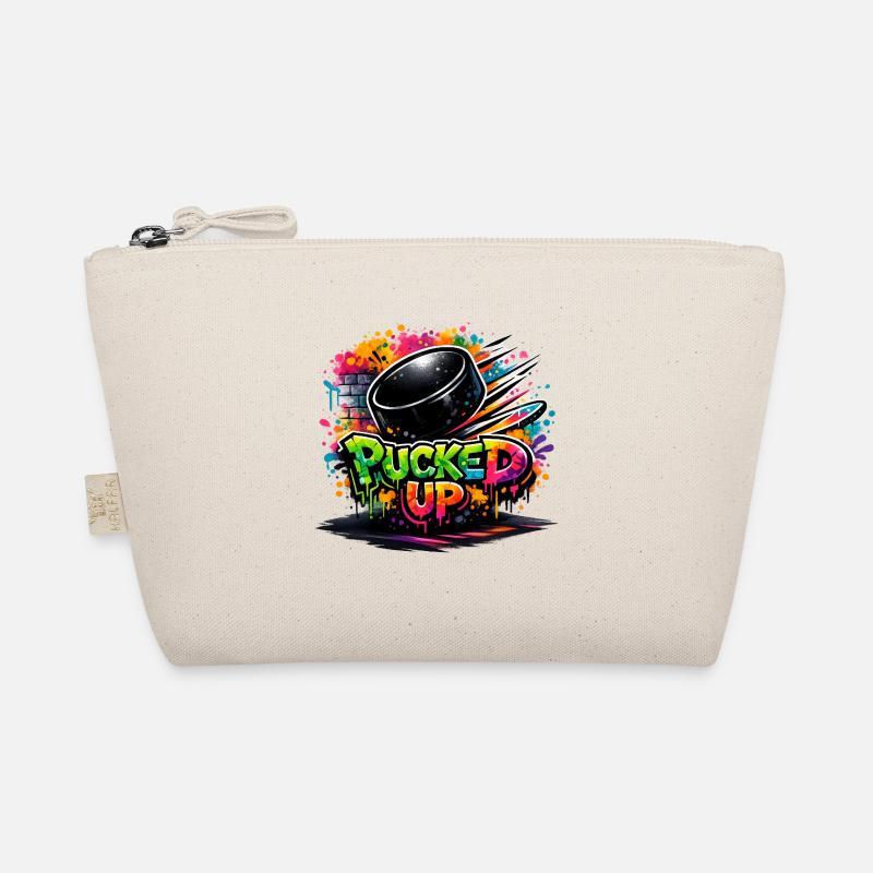 Pucked Up Graffiti Puck Organic Pouch