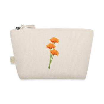 Orange Gerbera Trio - Organic Pouch - nature - Front