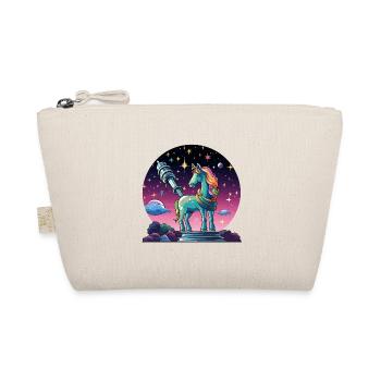 Star Unicorn with Telescope - Organic Pouch - nature - Front