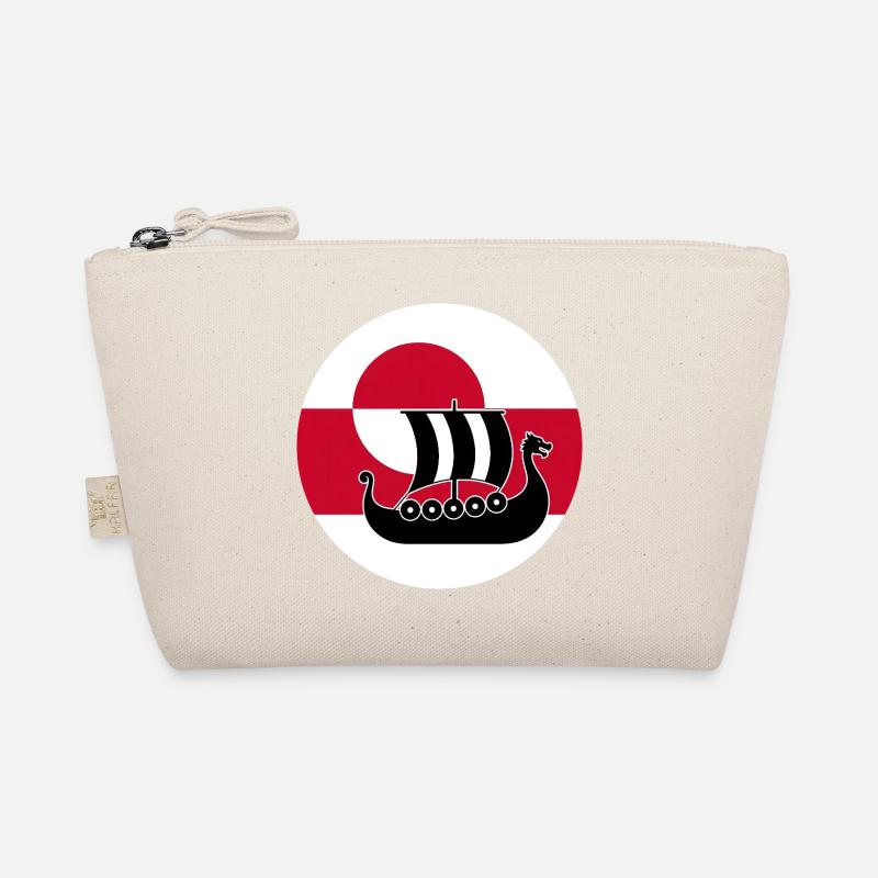 Conception de drakkar du drakkar du drapeau du Groenland Trousse biologique