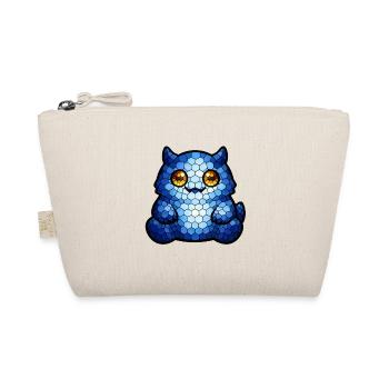 Mosaic Cat Blue-eye - Organic Pouch - nature - Front