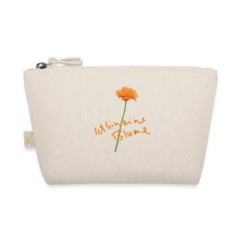 Ich bin eine Blume … geschenkidee Valentinstag  - Bio-Täschchen - Natur - Vorne