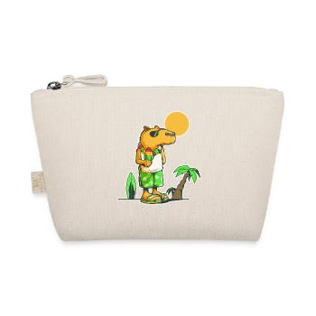 Capybara at the beach - Organic Pouch - nature - Front