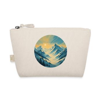 Golden morning light in the mountains - Organic Pouch - nature - Front