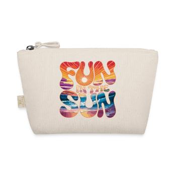  Fun In The Sun Retro Sommer Strand Urlaub Sonne - Bio-Täschchen - Natur - Vorne
