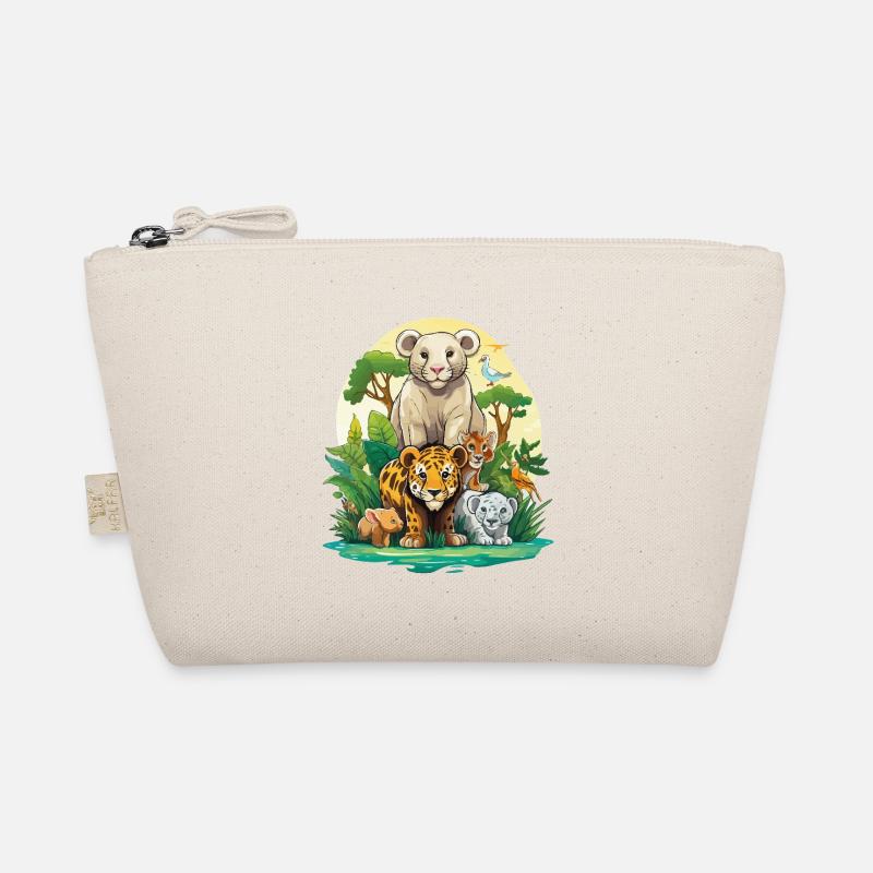Dschungel Tierfreunde Ensemble Bio-Täschchen