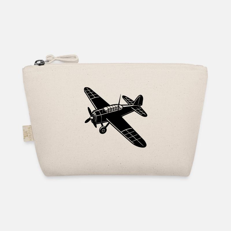 Old airplane Organic Pouch