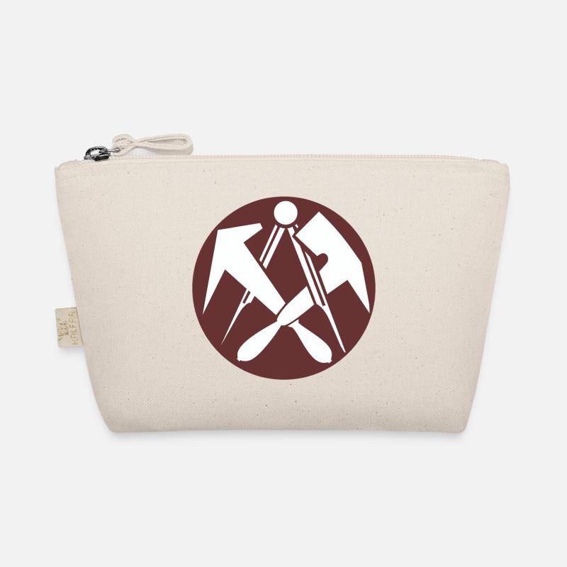 51164_Dachdecker, Zunftzeichen, Berufswappen Bio-Täschchen