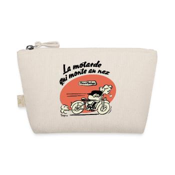 The biker who goes up to the nose - Organic Pouch - nature - Front