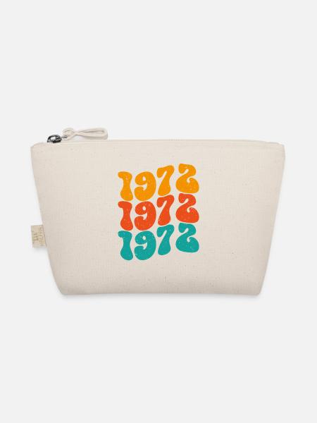 Vintage 1972 - Bio-Täschchen - Natur - Vorne