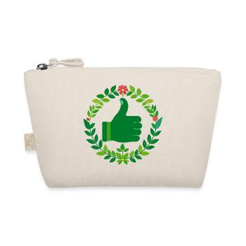 Green Thumb Nature Love Plant Whisperer Motif - Organic Pouch - nature - Front