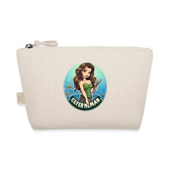 Sea Heroine Badge Motif - Organic Pouch - nature - Front