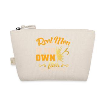 Angler Gift Funny Fishing Fisherman Fishing - Organic Pouch - nature - Front