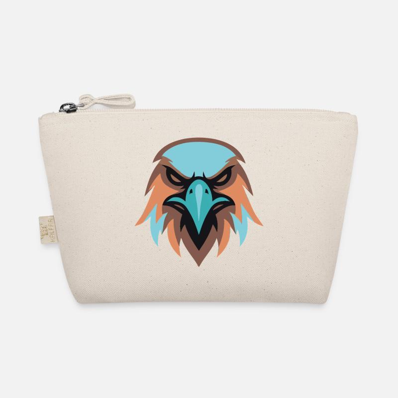Tête d’aigle brun turquoise Trousse biologique