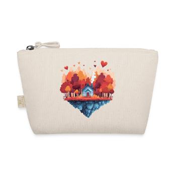 Autumn Island House Dream - Organic Pouch - nature - Front