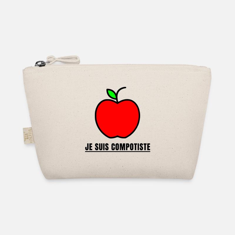 ICH BIN EIN KOMPOTIST (Apfel, Verschwörung) Bio-Täschchen