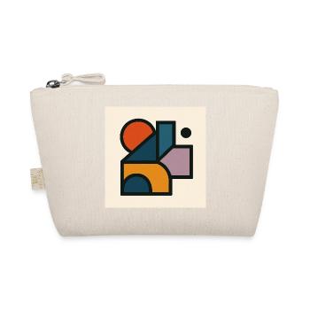 Contrasting geometric shapes - Organic Pouch - nature - Front