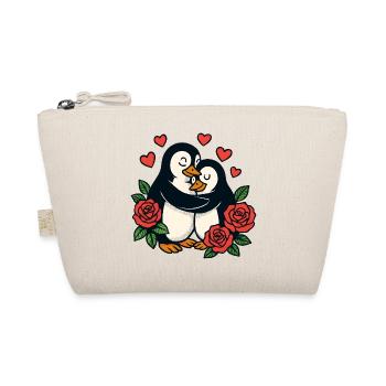 Câlin de pingouin avec Rose Love - Trousse biologique - nature - Devant
