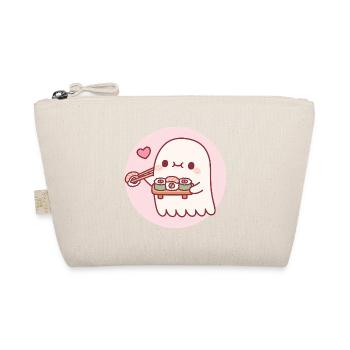 Süßer kleiner Geist liebt Sushi-Rollen - Bio-Täschchen - Natur - Vorne