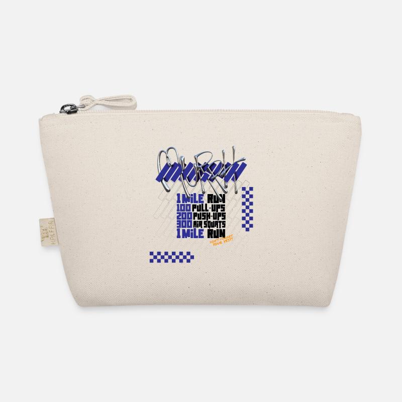 Murph Hero WOD Cross-Training dunkle grafische Version Grafik Bio-Täschchen