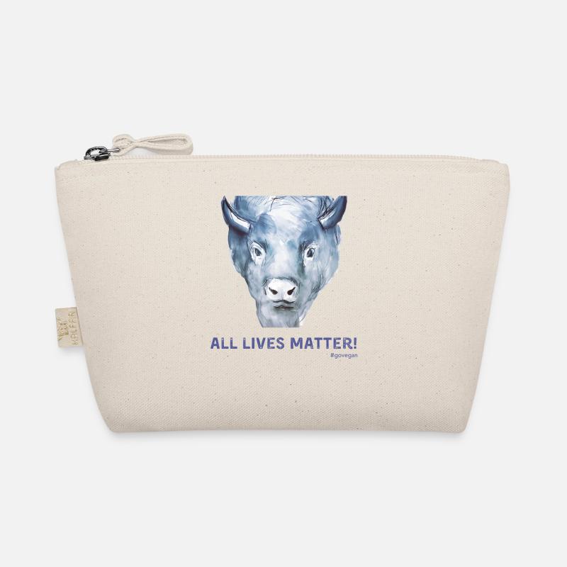 All lives matter! #govegan - Bio-Täschchen - Natur