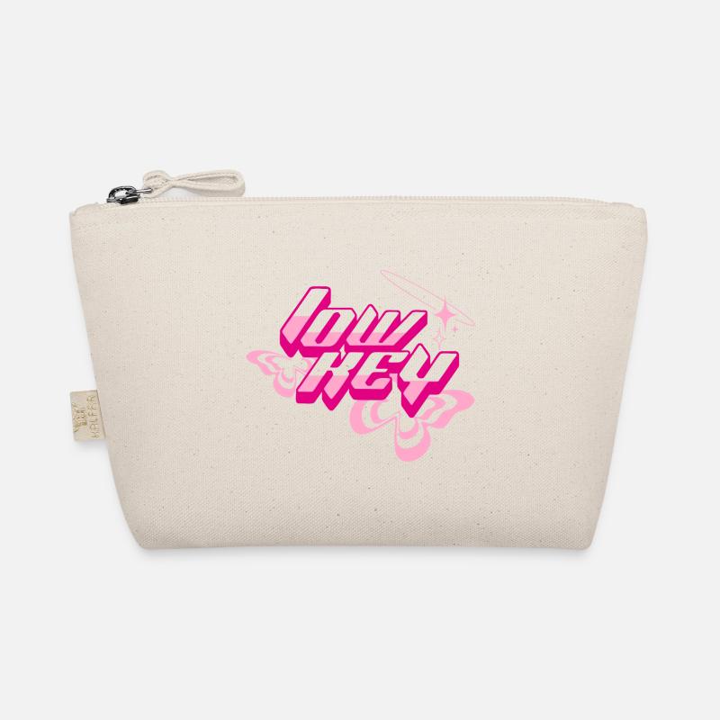 Glam Neon 80s Text Organic Pouch