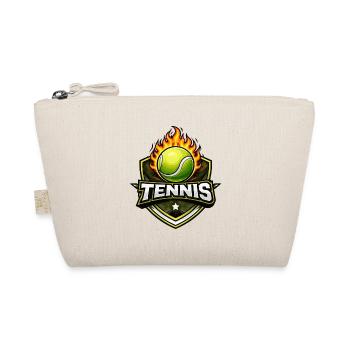 Flames Tennis Shield - Organic Pouch - nature - Front