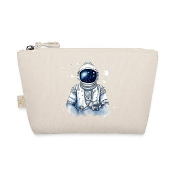 Astronaut im Sternenraum - Bio-Täschchen - Natur - Vorne