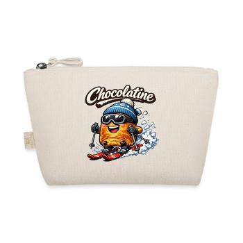 Chocolatine ski - Organic Pouch - nature - Front