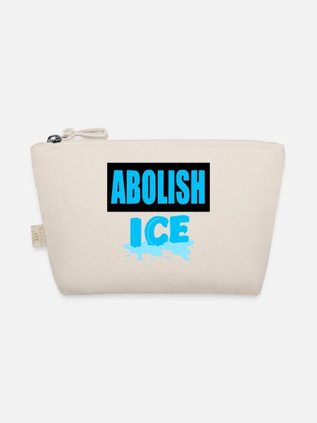 Abolish I.C.E: - Organic Pouch - nature - Front