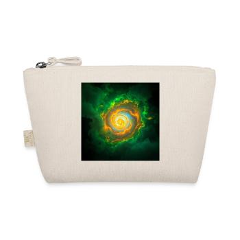 Spiral Neon Galaxy - Organic Pouch - nature - Front