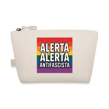 Alerta Alerta Antifascista - Antifa Tee - Bio-Täschchen - Natur - Vorne