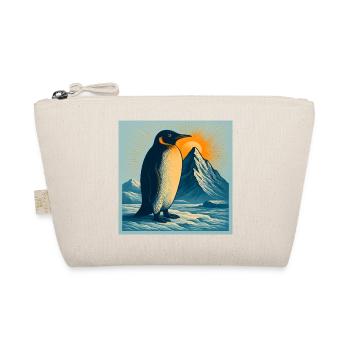 Polarstrand-Pinguin im Sonnenaufgang - Bio-Täschchen - Natur - Vorne