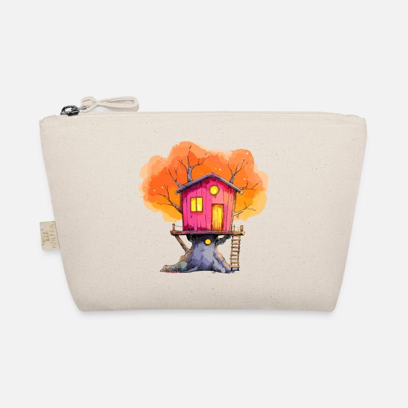 Pink Treehouse Autumn Magic Organic Pouch
