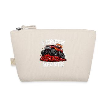  Valentines Day I Crush Hearts Red Panda Animal - Organic Pouch - nature - Front