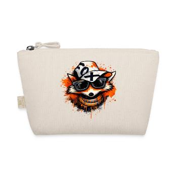 Cool fox with cap and sunglasses - Organic Pouch - nature - Front