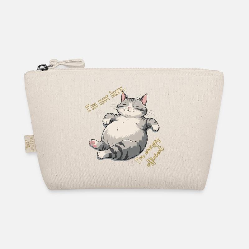 Conserving Energy Cat: Cozy Lounge Organic Pouch