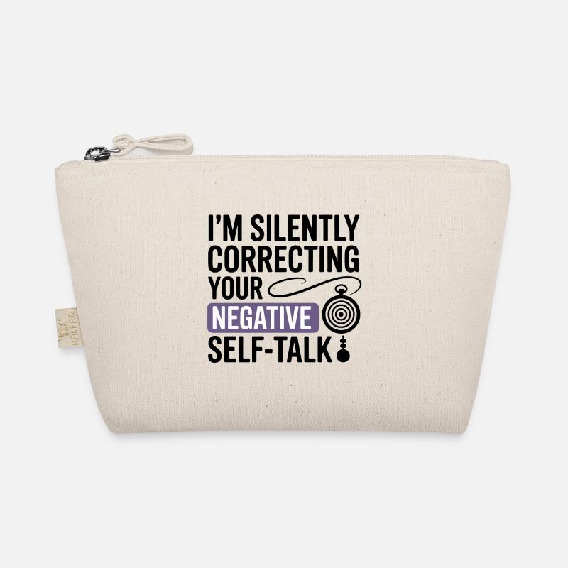Hypnotist Silently Correcting Negative Self-Talk  Organic Pouch
