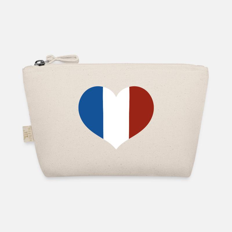 Cœur du drapeau français Trousse biologique
